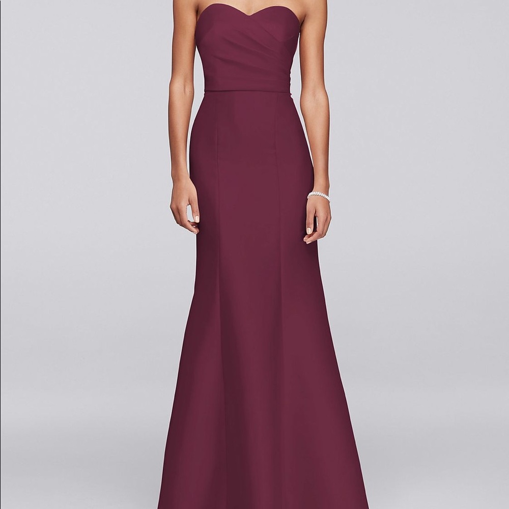 David’s bridal bridesmaid dress